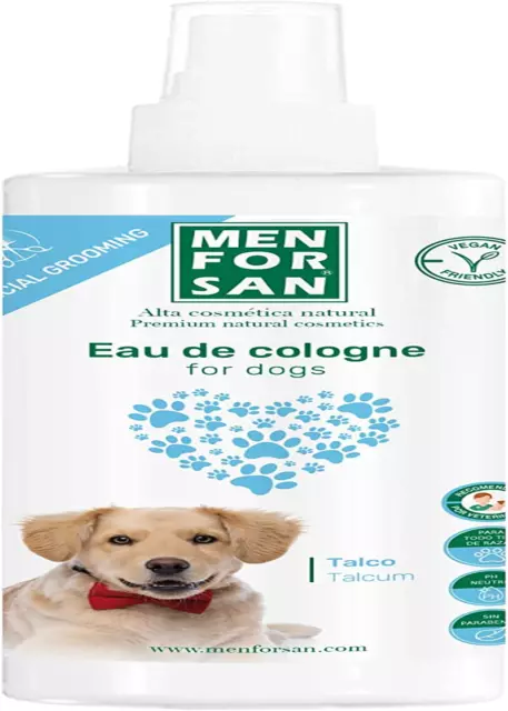 Acqua Di Colonia per Cani Di Talco 500 Ml, Profumo Dolce E Intenso