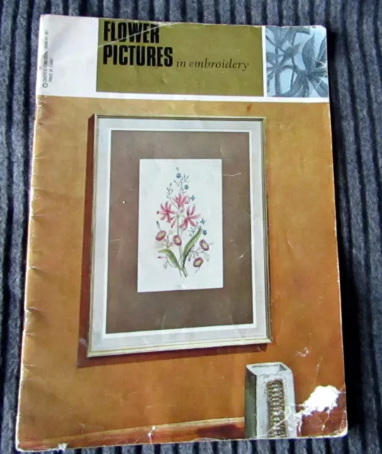Flowers in Embroidery-Coats sewing  Group-book Number 967-Vintage-OLD