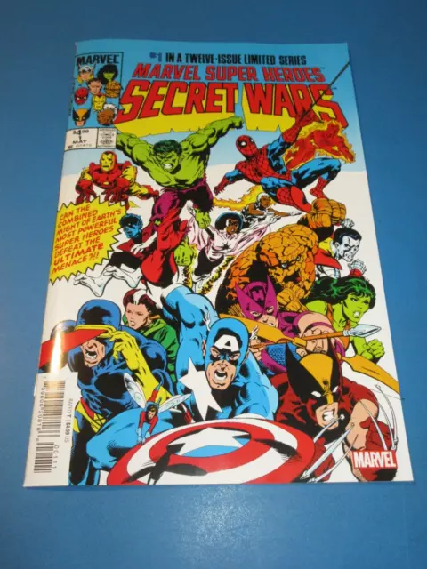 Reimpresión facsímil de Marvel Super-Heroes Secret Wars #1 casi nuevo gema Wow