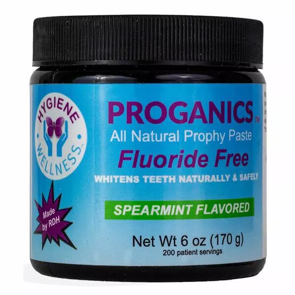 Proganics All Natural Prophy Paste, 6 oz. Jar. Spearmint flavored