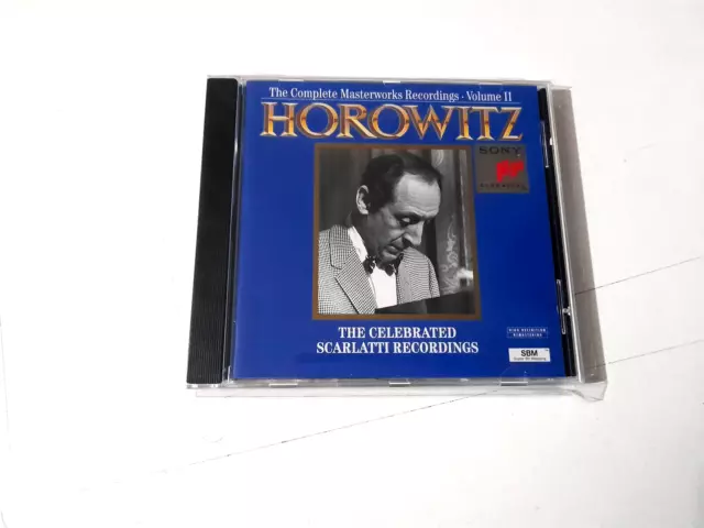 Vladimir Horowitz "Volume Ii The Celebrated Scarlatti Recordings" Cd 18 Tracks C