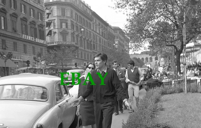 Affiche Vintage 30x40 Cm – Alain Delon & Romy Schneider – Côte D’Azur Années 60