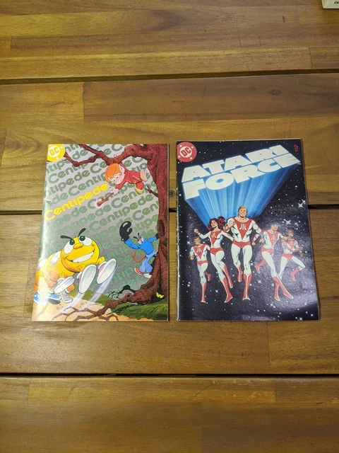Lot Of (2) DC Comics Atari Centipede And Atari Force
