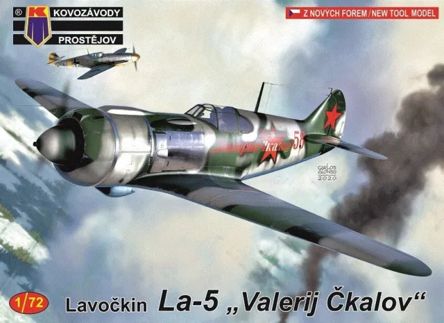 KP KPM0172 1/72 Lavockin La-5 Valerij Ckalov plastic kit