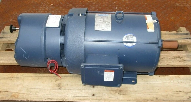 Leeson Electric Motor C213T17FB11B 7.5HP w/Brake