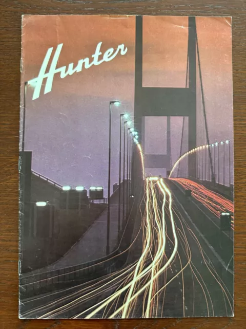 Prospekt / brochure Chrysler UK Sunbeam Hunter MY 1971