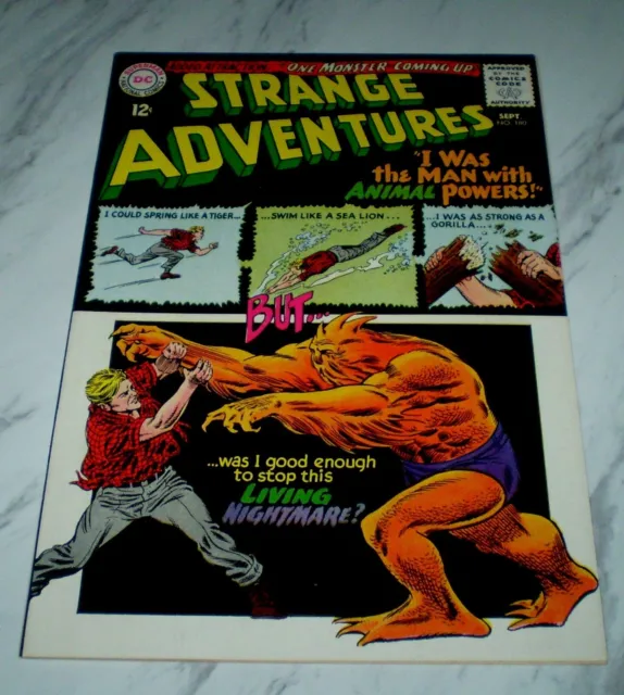 Strange Adventures #180 NM/MT 9.8 White pages  1965 DC 1st Animal Man