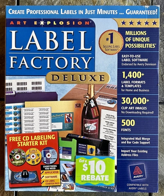 NOVA ART EXPLOSION Millions Professional Labels Minutes Label Factory