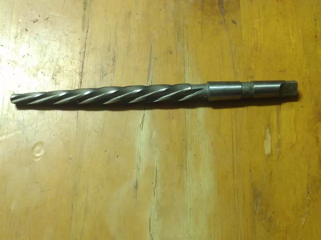 9/16" Morse MTS 2 Shank HSS Spiral Flutes Taper Bridge Reamer Osborn  Sutton