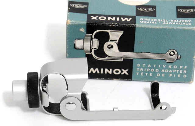 Adaptador de trípode Minox cabeza de trípode como nuevo en caja original
