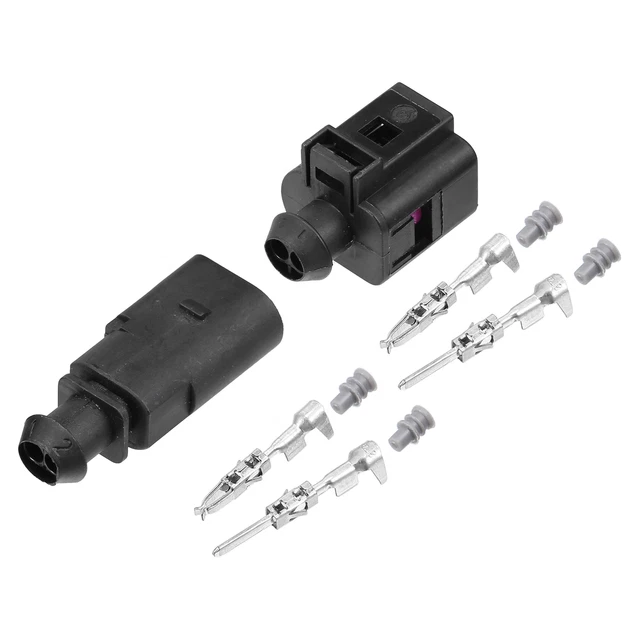 1 Set No.1J0973802/1J0973702 2 Pin Maschio Femmina Connettore per VW