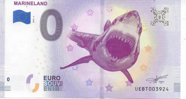 Billet 0 Euro 2019-4 Marineland