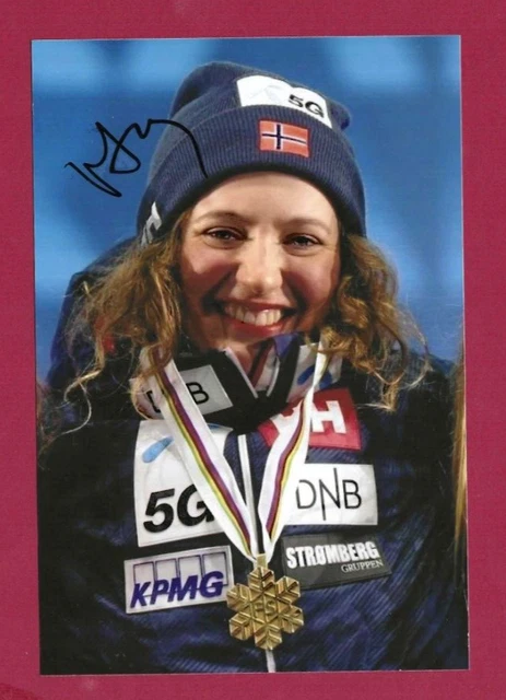 MARIA THERESE TVIBERG Norvegia Campionessa del Mondo 2023 Sci