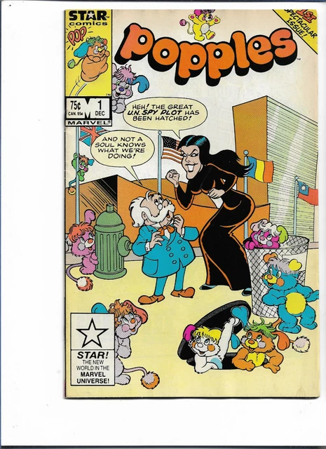 Popples#1 Fn/Vf 1986 Marvel Comics