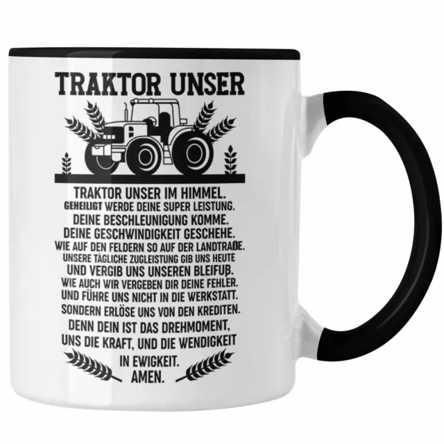 Trendation - Traktor Unser Tasse Geschenk Lustig Landwirt Spruch Bauer