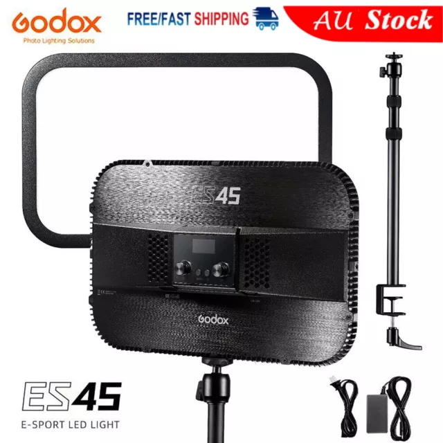 Godox ES45 LED Video Light Kit 2800K-6500K for Youtube Game Live Photo Studio