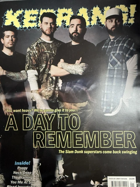 KERRANG MAGAZINE SPRING 2025 (A Day To Remember £6.35 - PicClick UK