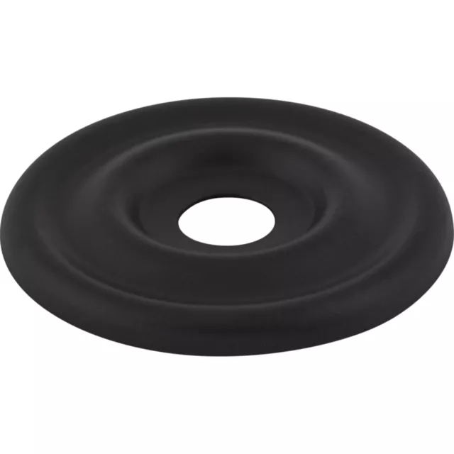 Top Knobs Cabinet  Brixton Backplate 1 3/8 Inch Flat Black