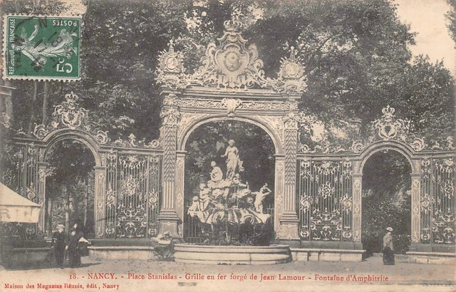 NANCY place Stanislas grille en fer forgé de jean l'amour