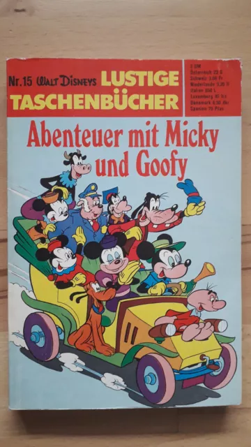 ERSTAUFLAGE Lustige Taschenbücher Nr.15 Abenteuer mit Micky und Goofy - Z1-2