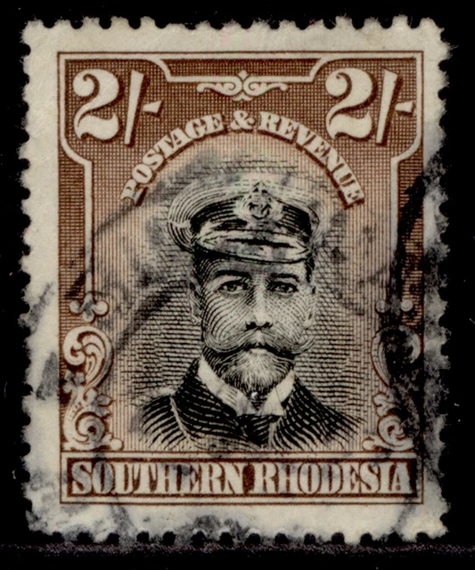 SOUTHERN RHODESIA GV SG12, 2s black & brown, FINE USED. Cat £20.