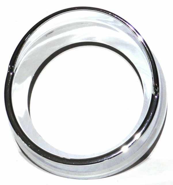 GG Digital Clock Bezel Cover for Kenworth With Thick Visor Chrome Plastic