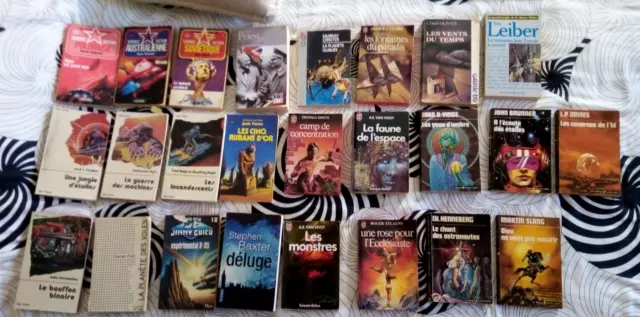 Lot de 25 romans de Science-Fiction