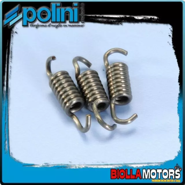 245.031 Kit Molle Frizione Polini D.1,7 Nera Piaggio Nrg, Ntt, Mc2