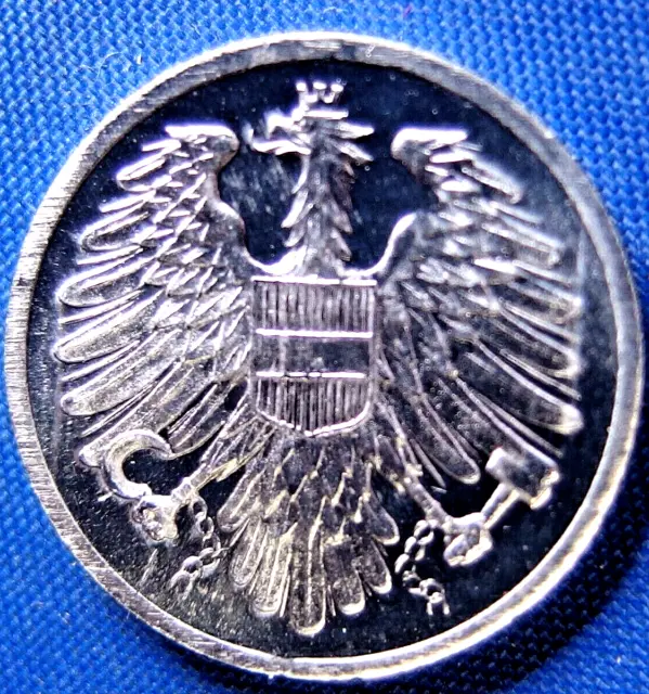 Austria 1965 2 Groschen Aluminum PROOF Coin