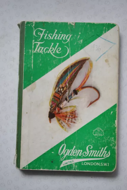 Scarce Vintage Ogdon Smith Advertising Fishing Catalogue Circa 1936