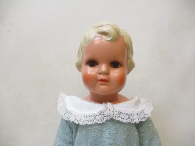 x-89371	Ältere Minerva Celluloid Puppe H:ca.43cm sehr guter Zustand