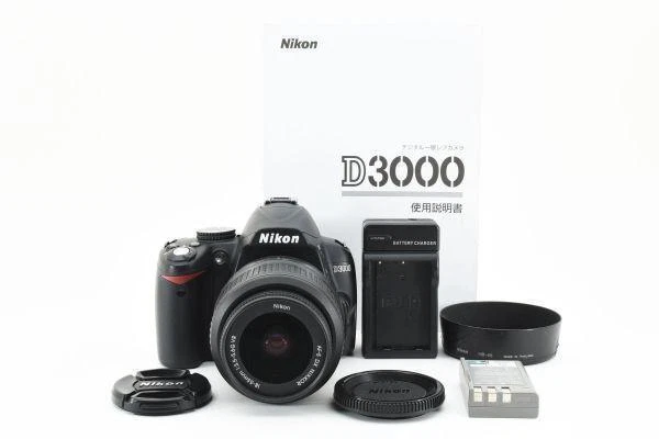 NIKON NIKON D3000 Objektiv-Kit Digitale Einzelobjektivkamera EUR 196,52 ...
