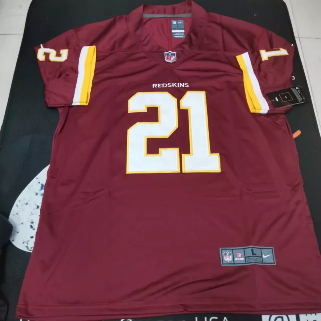 Sean Taylor #21 Washington Redskins Vapor Burgundy Jersey Size L.