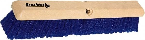 PRO-SOURCE 18" General Purpose Polypropylene Push Broom 3" Bristle Length, Pl...