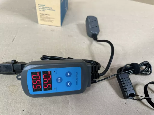 Inkbird Pre-wired Digital Humidity Controller IHC-200 Humidistat Hygrometer 110V