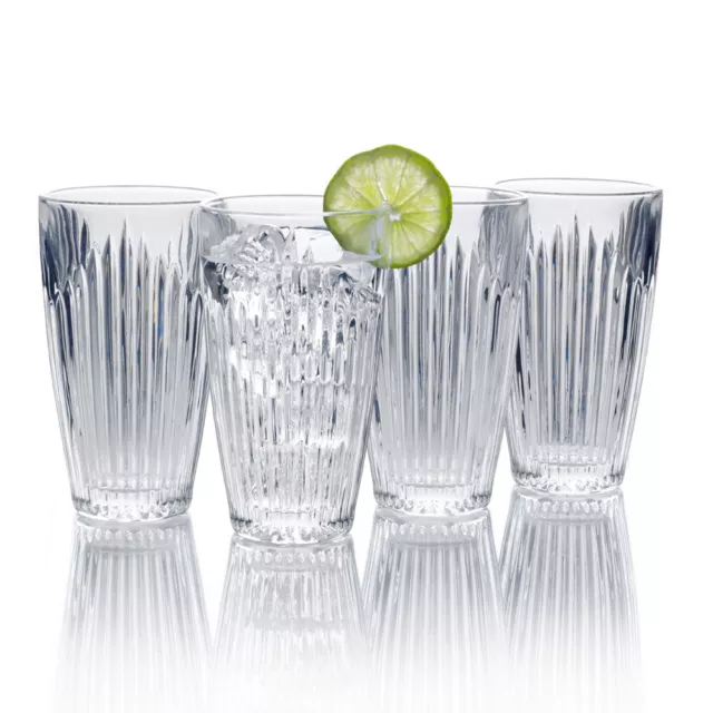 Nuovo MIKASA Parkside 4 PC Set Tutti Scopo Highball Cristallo Occhiali 346ml