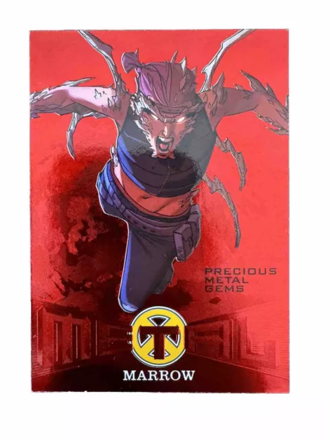 2018 Fleer Ultra X-Men Precious Metal Gems Red PMG card #37 MARROW 68/99