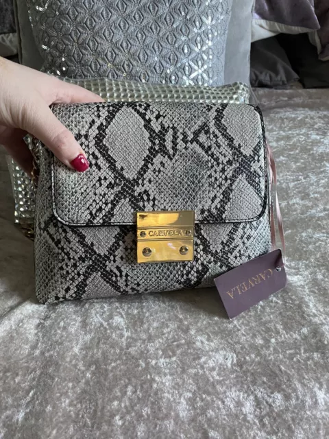 Carvela snake print bag on sale
