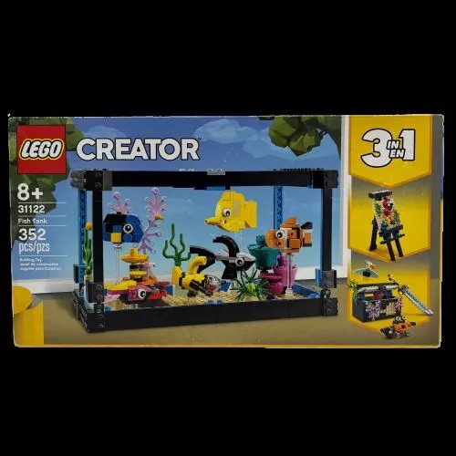 LEGO Creator 3 in 1 Fish Tank 352 Piece Building Set Toy Kit Complete NEW