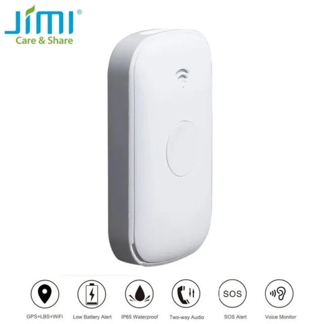 Mini rastreador GPS antipérdida JIMI Q2 2G localizador portátil conversación bidireccional impermeable