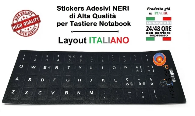 Adesivi Trasparenti Per Tasti 50 Era, Laminati E Vuoti - Personalizza Il Tuo Laptop O Computer Etichette Tastiera Laminate Trasparenti - Foto 10