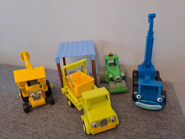 ORIGINAL BOB THE Builder Friction Vehicles - Lofty - Skip - Scoop ...