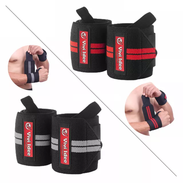 Handbandagen Handgelenkschoner Wrist Wraps Fitness Weightlifting Gelenkschutz