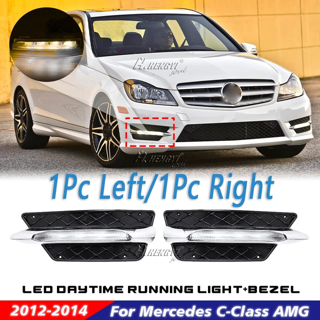 LED DRL Daytime Running Light For Benz W204 C204 S204 AMG 2011-2014 Fog Lamp