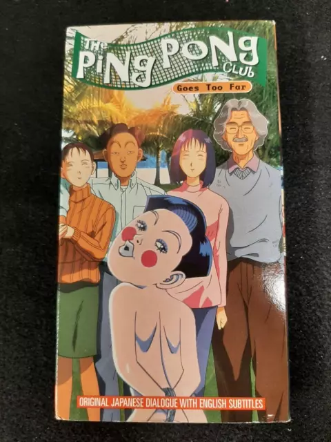 Ping Pong Club Love and Comedy VHS Anime New