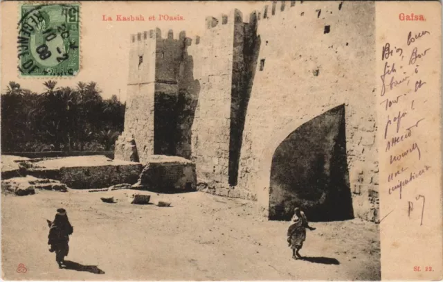 CPA AK TUNISIA GAFSA - The Kasbah and the Oasis (134305)