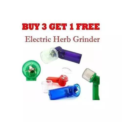 Acrylic Electric Aluminium Tobacco Herbs Grinder Crusher Mull Pollinator Metal