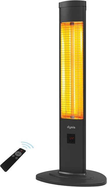 Heizstrahler 2000 Watt Stand Mit Fernbedienung Terrassenstrahler Heizung Digital