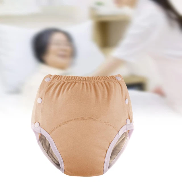 Wiederverwendbare Stoffwindeln für Erwachsene Wickel Inkontinenzhose schnell zu beweisen orange