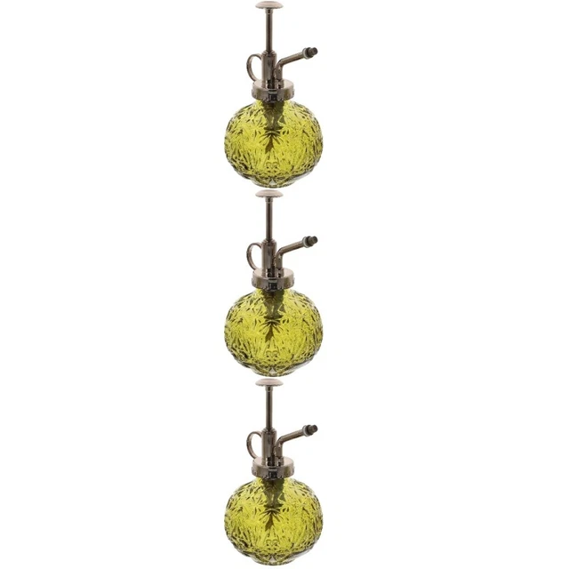 3 Pieces Seaux D'arrosage De Jardin Arrosoir Verre Coloré Vaporisateur